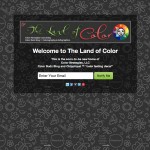 thelandofcolor.com Coming Soon Page