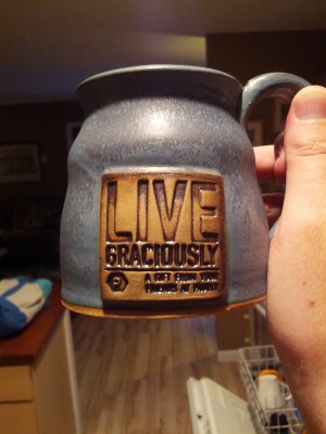 Hand Made Mug given to each attendee. Attention to detail!