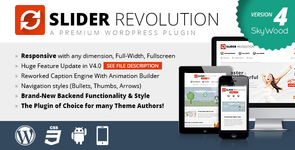 Slider Revolution version 4