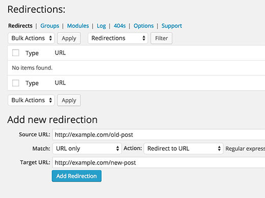 redirecting 301s