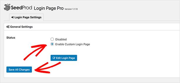 Enable your custom login page in WordPress