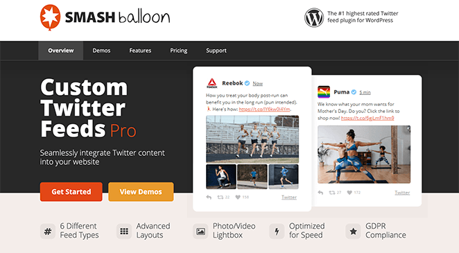 Smash Balloon Custom Twitter Feeds Pro
