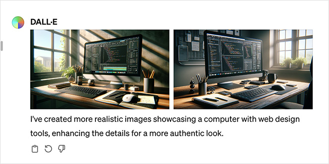 AI generated images made with DALL-E