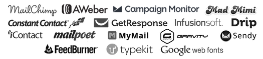 SeedProd integration services list