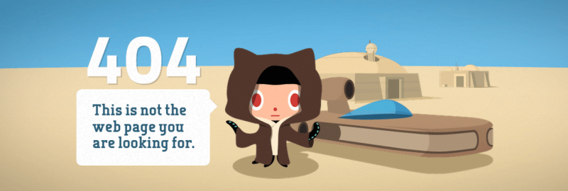 Github 404 Page Screenshot