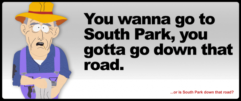 South Park 404 Page Screenshot