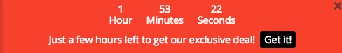 Countdown timer example