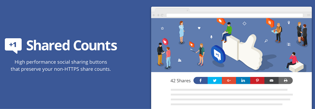 shared counts best social media WordPress plugin