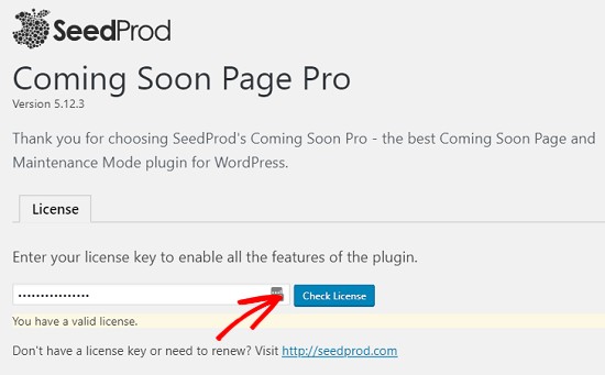 wordpress under construction page