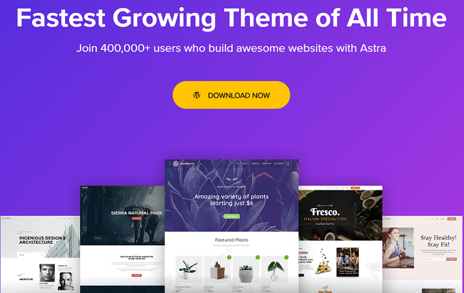 Astra - SeedProd astra WordPress responsive theme examples