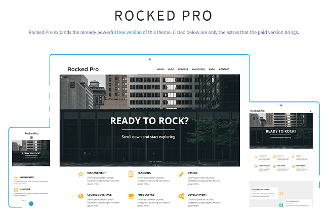 rocked pro, premium themes