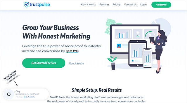 TrustPulse WordPress social proof plugin