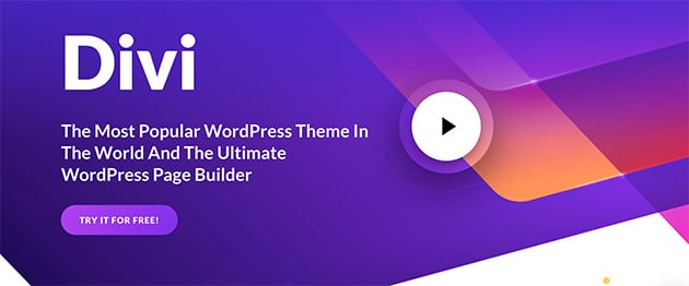 Divi wordpress page builder