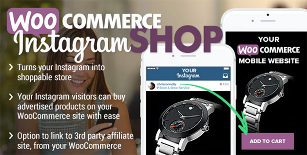 WooCommerce Instagram Shop. One of the best WooCommerce extensions for turning your instagram feed into a shop