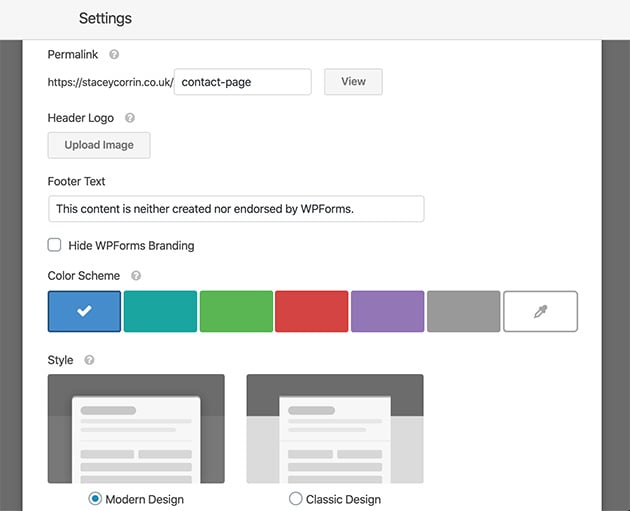 wpforms-landing-page-design - SeedProd WPForms landing page customization