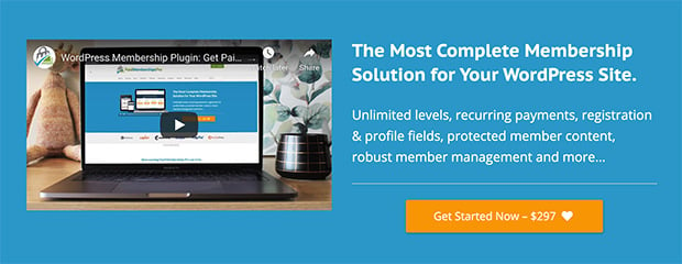 Paid memberships pro complete membership solution for WordPress sites