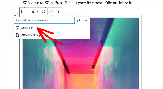 In WP Featherlight you need to link the image to the Media File for it to show in a lightbox