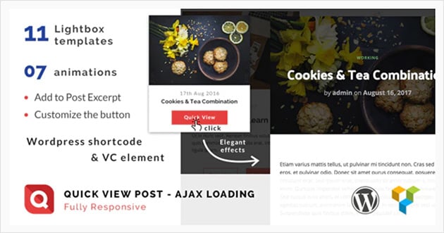 Quick View WordPress Lightbox plugin