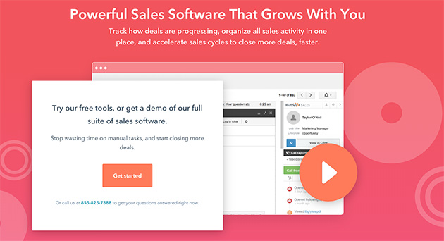 HubSpot Sales software