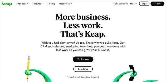 keap - SeedProd Keap, all in one sales and marketing automation