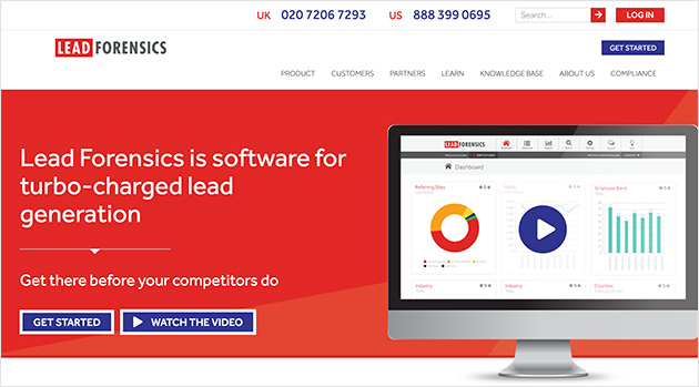 Lead Forensics lead generation tool