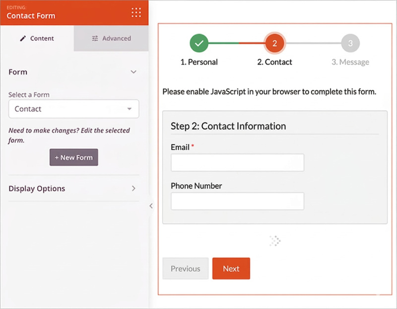 multi-step-form-seedprod - SeedProd Example of adding a WPForms multi-step form in SeedProd