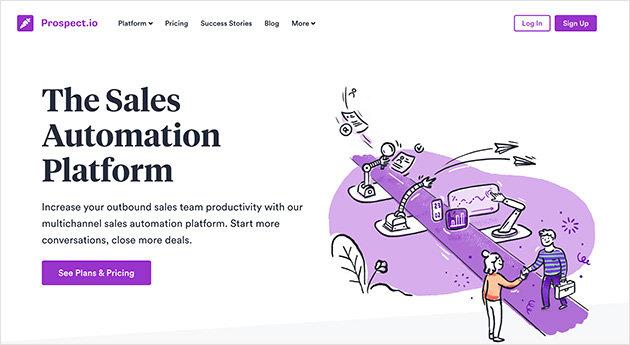 Prospect.io sales automation platform