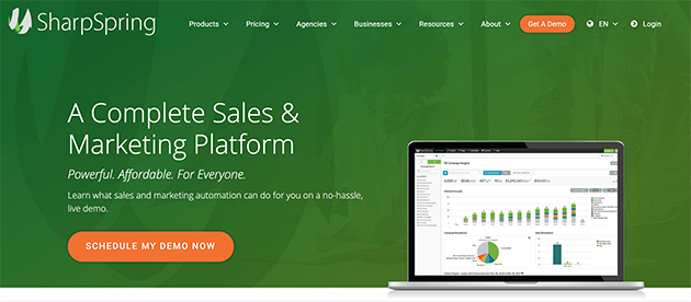 SharpSpring sales marketing platform