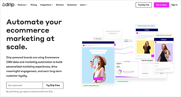 Drip email marketing software