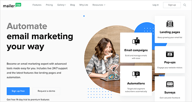 mailerlite - SeedProd MailerLite email newsletter service