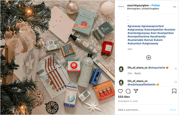 contest-promotion - SeedProd Instagram contest promotion