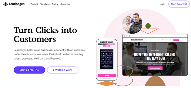 LeadPages WordPress landing page plugin