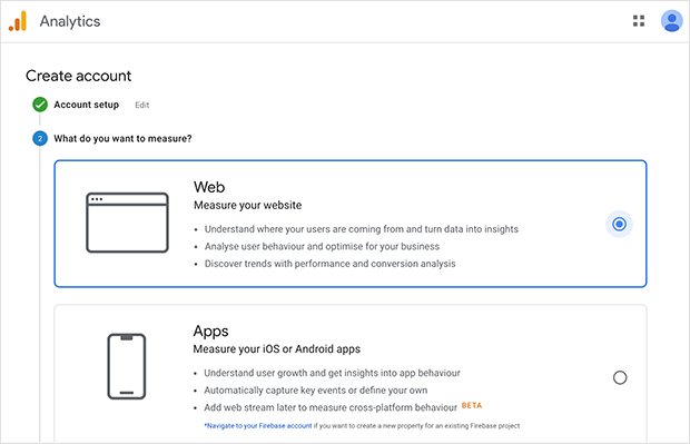 websitegooglestats SeedProd Add a website to Google Analytics
