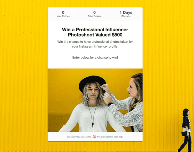 rafflepress-instagram-giveaway-min - SeedProd RafflePress giveaway landing page