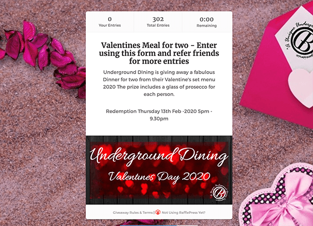 valentines-contest-landing-page - SeedProd Valentines Day giveaway landing page