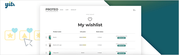 WooCommerce wishlist plugin