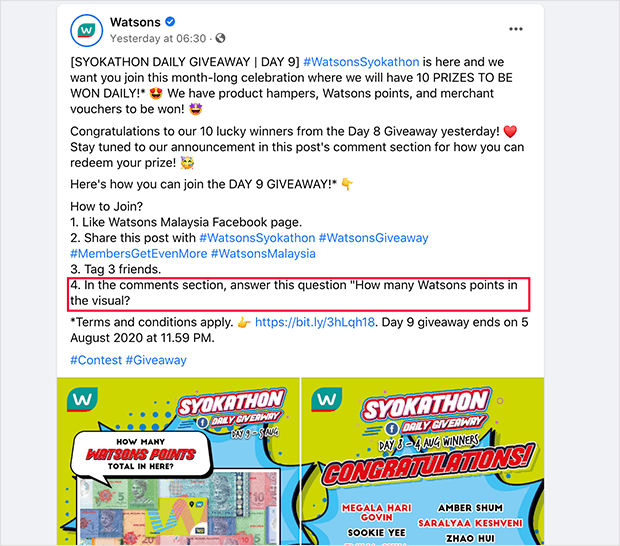40+ Social Giveaway Ideas to Promote Your Business