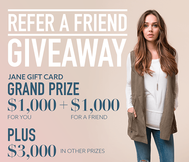 refer a friend facebook giveaway idea