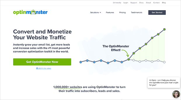 OptinMonster WordPress popup lead generation plugin