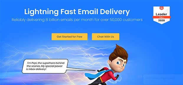 Pepipost is a lightning fast SMTP service provider