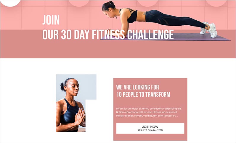 sales landing page example built with SeedProd