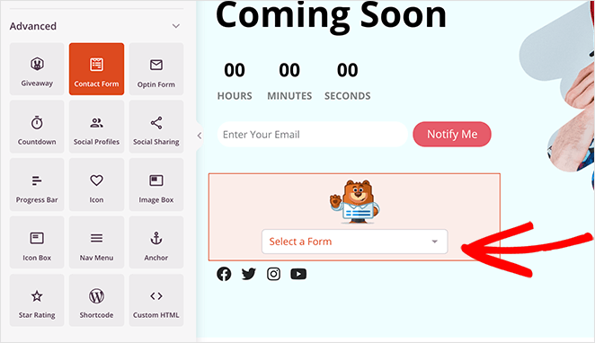 addcontactformblock SeedProd Add the seedprod contact form block to your landing page