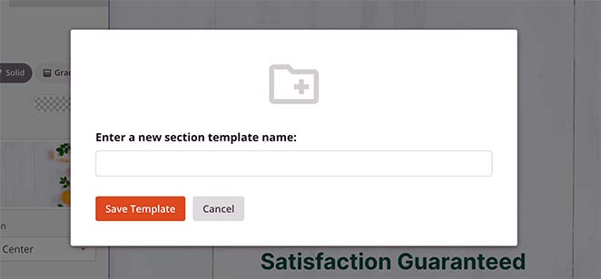 choose-template-name - SeedProd Choose a name for your saved section