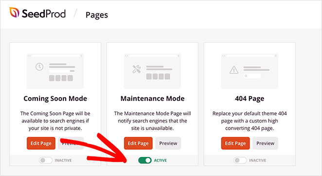 Enable maintenance mode in WordPress