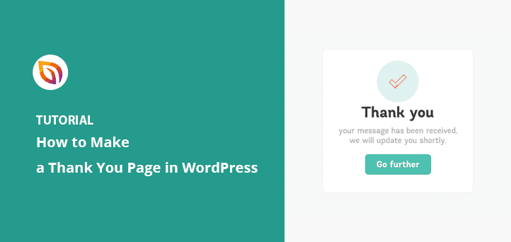 How to Make a Thank You Page in WordPress