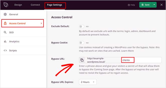 Password protect a WordPress page with SeedProd