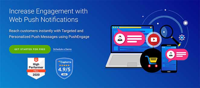 PushEngage is the best WordPress notification plugin
