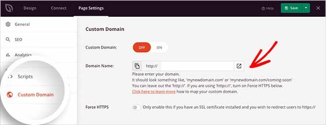 SeedProd domain mapping create landing pages for any domain