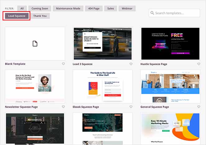 squeeze-page-templates - SeedProd SeedProd Squeeze page templates