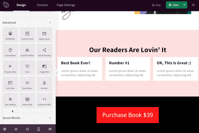 Add star ratings to your ebook landing page